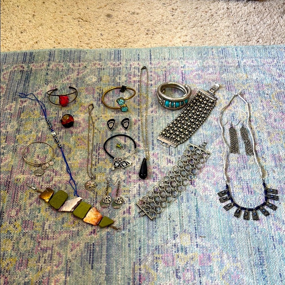Mixed Jewelry Lot of Vintage, Alex & Ani ,Urban outfitters and more
